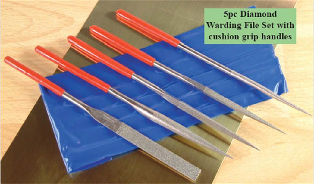 Expo  72514 5pc Diamond Warding File Set