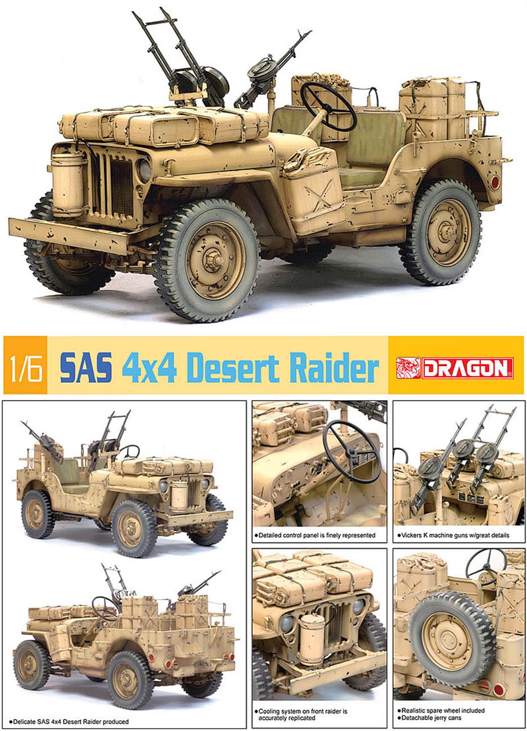 Dragon Models 1/6 75038 SAS 4x4 Desert Raider Kit