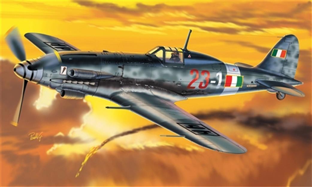 Italeri 1/72 1227 Savoia Marchetti MC205 Veltro Italian Fighter Kit