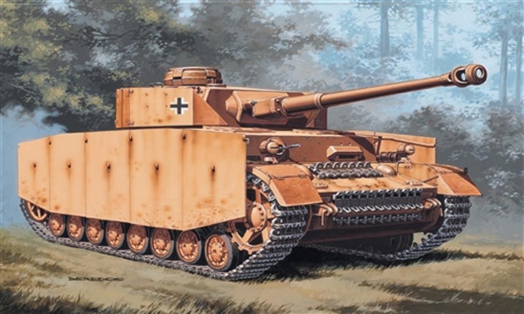 Italeri 1/72 7007 German Panzer KPZW.iV Tank Kit