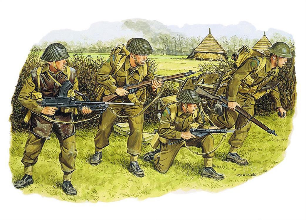 Dragon Models 1/35 6055 British Commonwealth Troops NW Europe 1944 Figure Set)