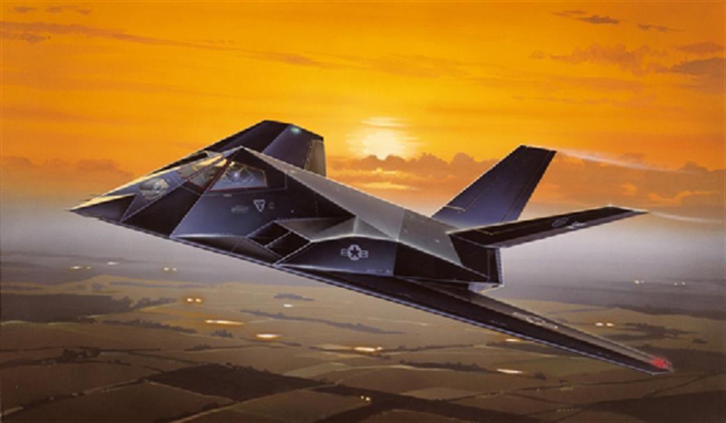 Italeri 1/72 189 USAF F-117A Stealth Fighter Bomber