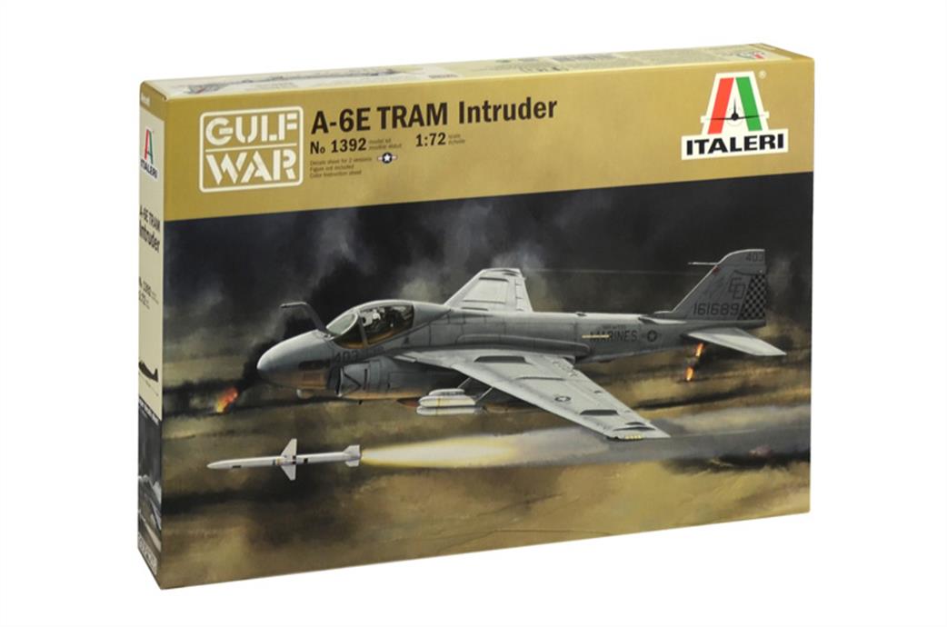 Italeri 1/72 1392 US Navy Intruder A-6E Jet Bomber Kit