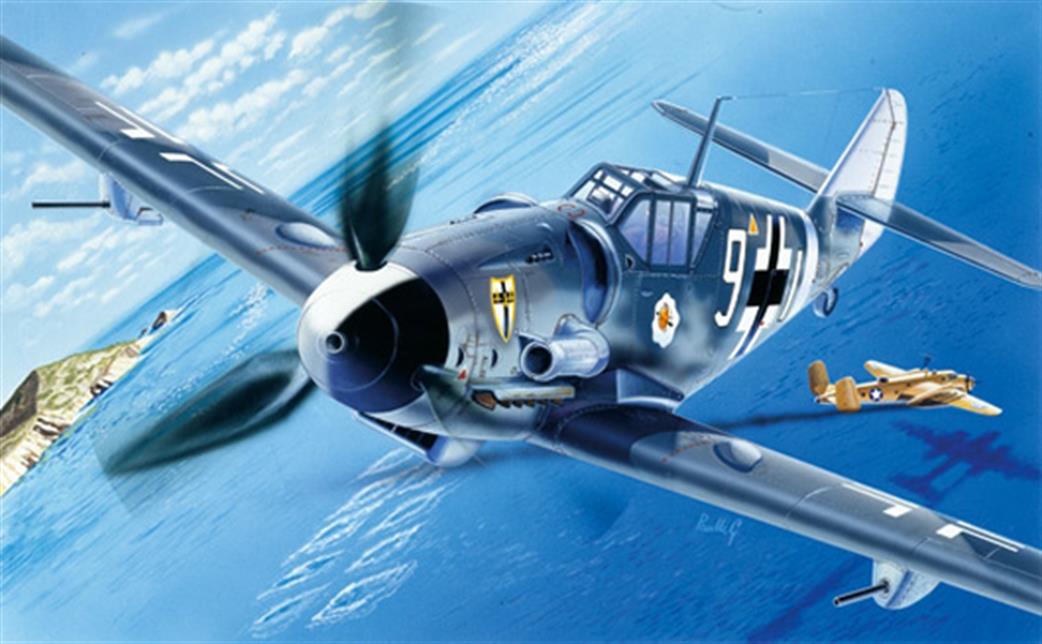 Italeri 1/72 063 German Messerschmitt BF-109 G-6 Fighter Aircraft kit