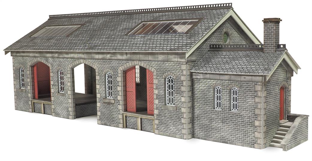 Metcalfe OO PO336 Midland Railway Settle Carlisle Goods Shed Card Kit