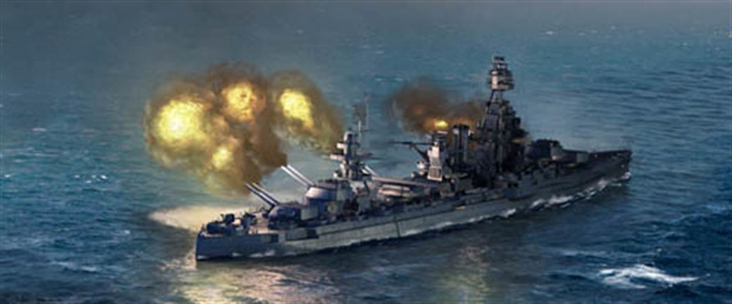 Trumpeter 1/700 06712 USS Texas BB-35 WW2 Battleship Kit