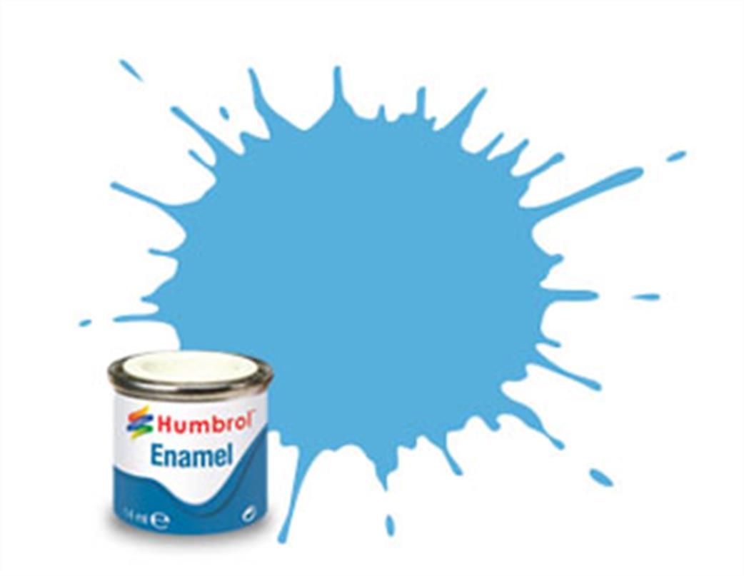 Humbrol  E14/47 47 Gloss Sea Blue Enamel Paint 14ml