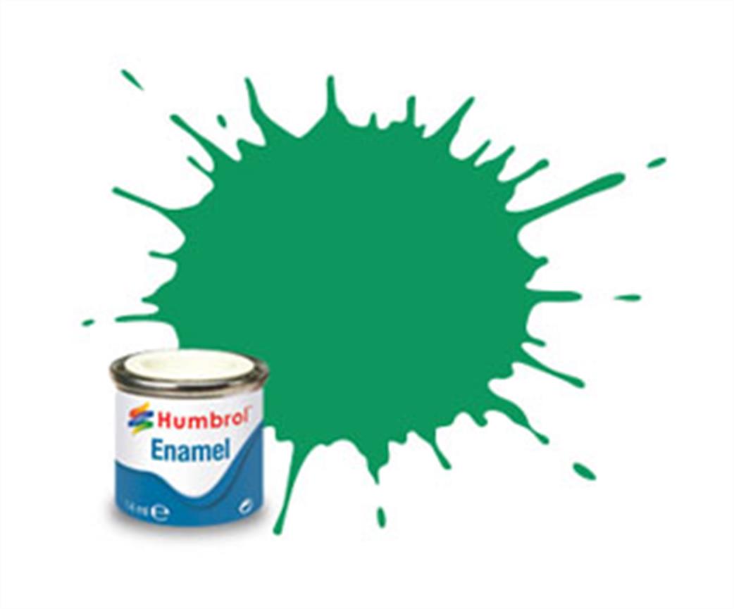 Humbrol  E14/50 50 Metallic Green Mist Enamel Paint 14ml