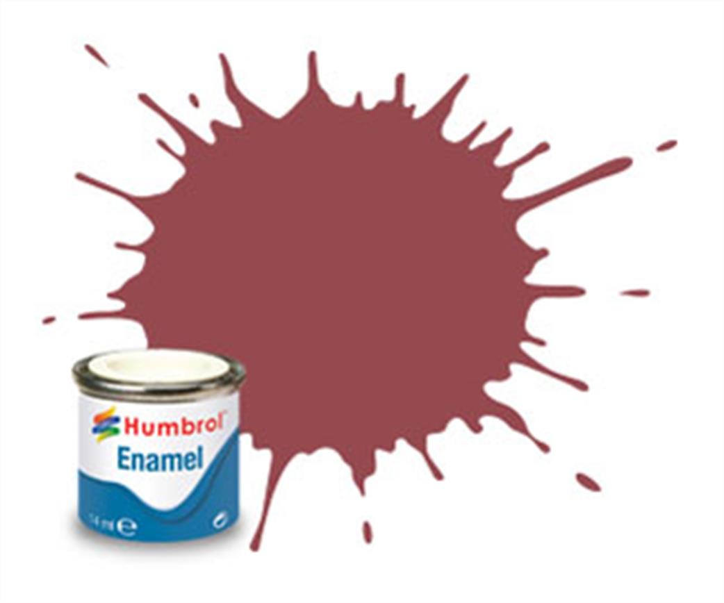 Humbrol  E14/73 73 Matt Wine Enamel Paint 14ml