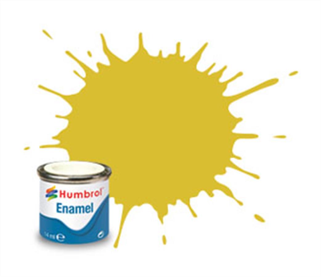 Humbrol  E14/81 81 Matt Pale Yellow Enamel Paint 14ml