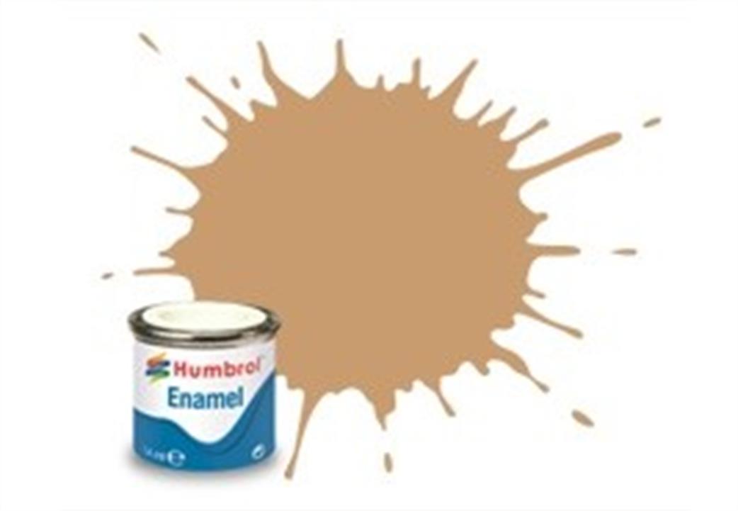 Humbrol  E14/94 94 Matt Brown Yellow Enamel Paint 14ml