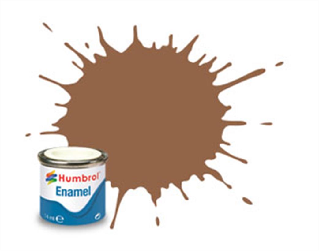 Humbrol  E14/110 110 Matt Wood Enamel Paint 14ml