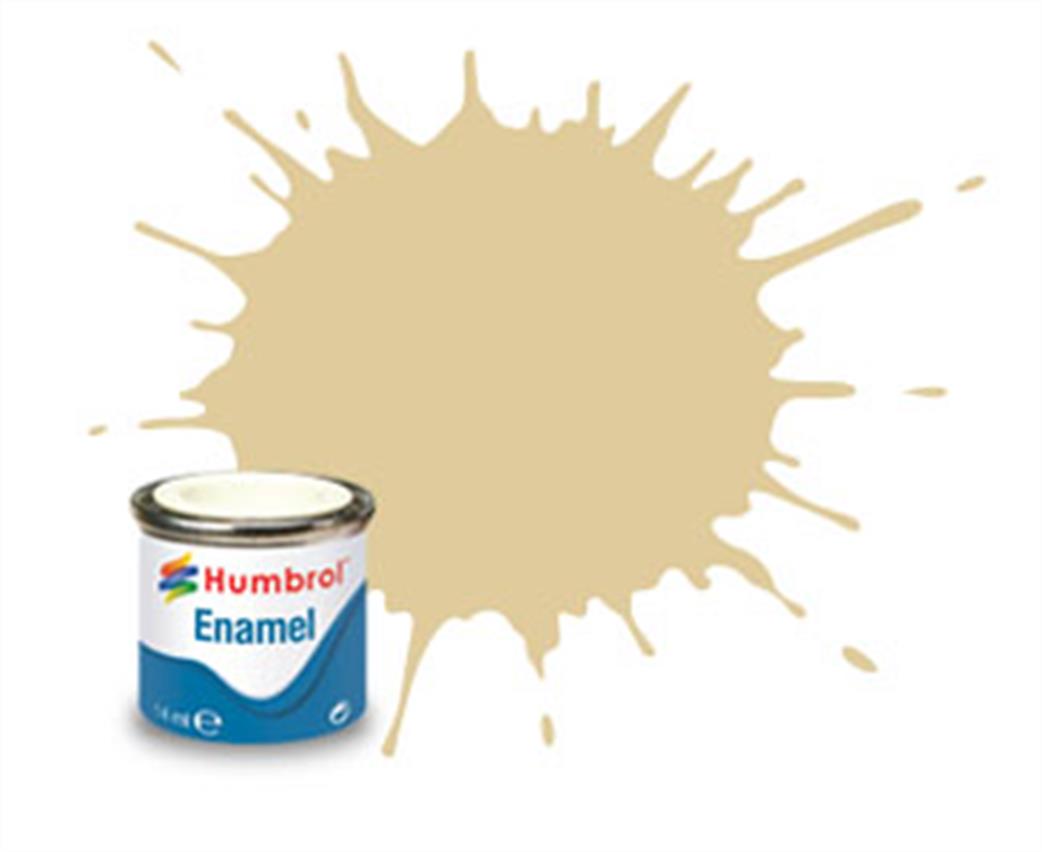 Humbrol  E14/121 121 Matt Mid Pale Stone Enamel Paint 14ml