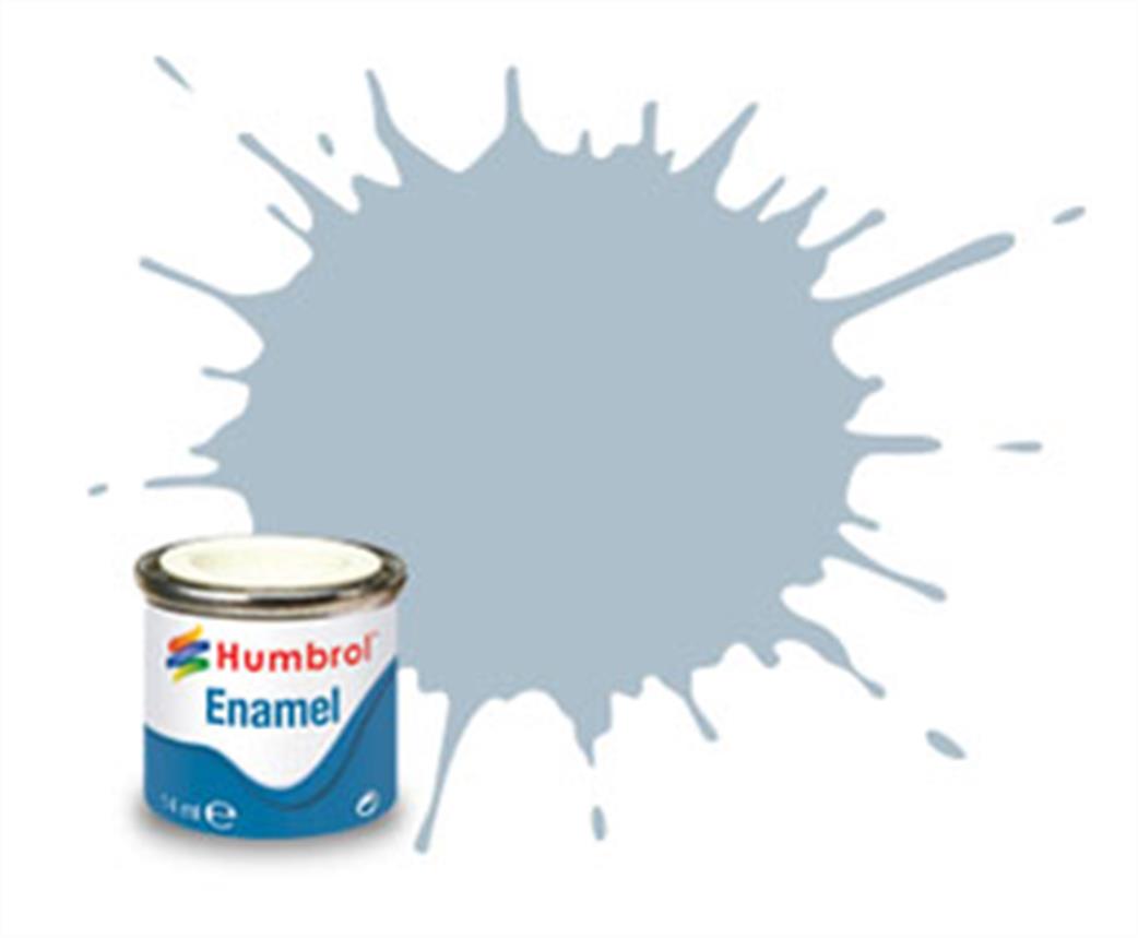 Humbrol  E14/127 127 Satin US Ghost Grey Enamel Paint 14ml