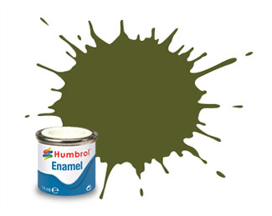 Humbrol  E14/150 150 Matt Forest Green Enamel Paint 14ml