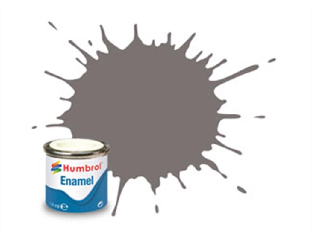 Humbrol  E14/156 156 Satin Dark Camouflage Grey Enamel Paint 14ml