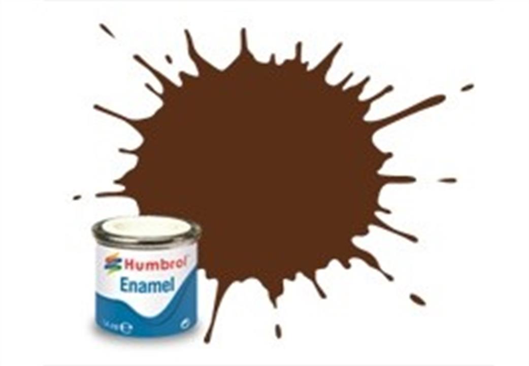 Humbrol  E14/160 160 Matt German Red Brown Enamel Paint 14ml