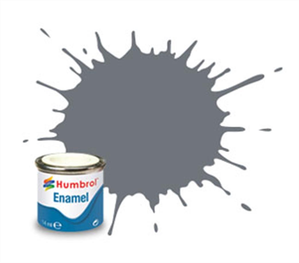 Humbrol  E14/164 164 Satin Dark Sea Grey Enamel Paint 14ml