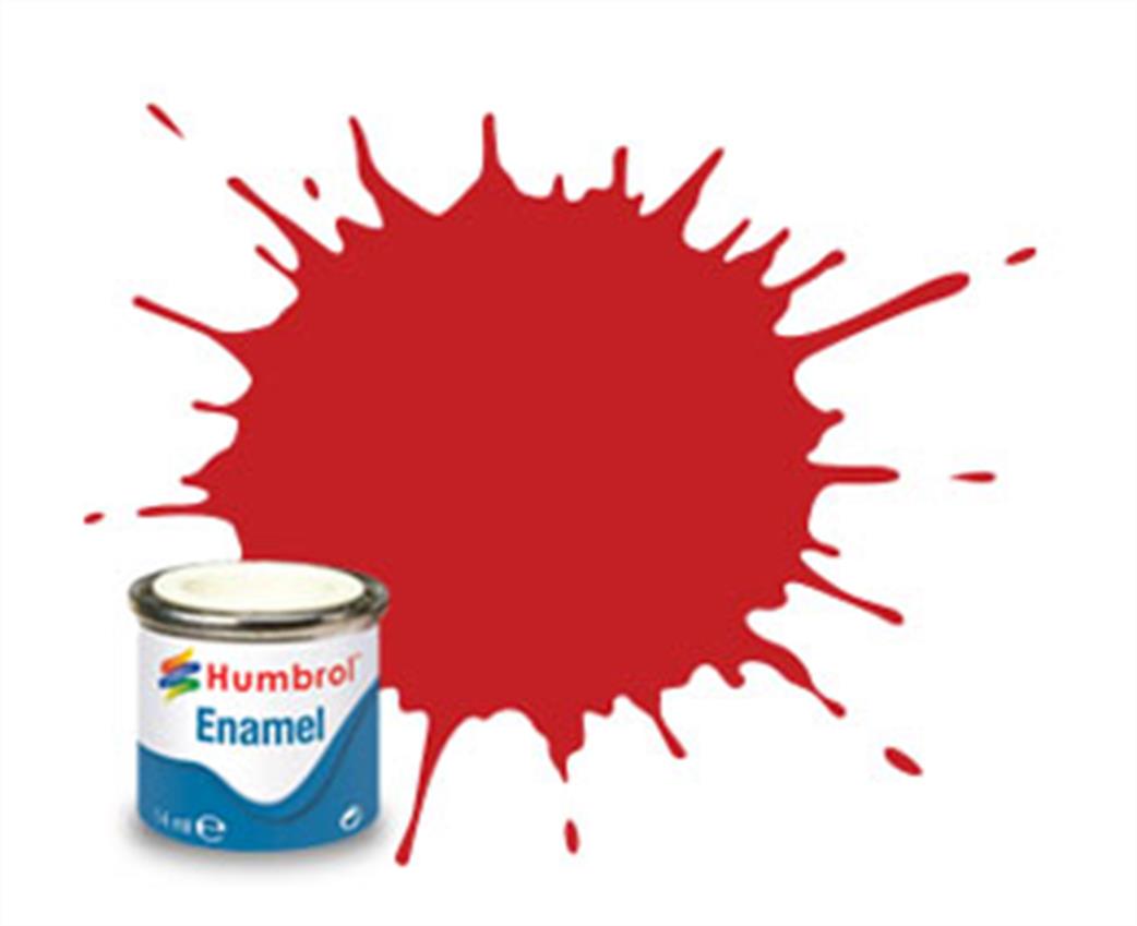 Humbrol  E14/220 220 Gloss Ferrari Red Enamel Paint 14ml