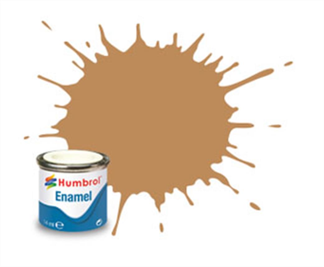 Humbrol  E14/225 225 Matt Mid Stone Enamel Paint 14ml