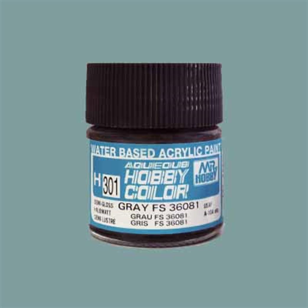 Gunze Sangyo  H308 308 Gray FS36375 Mr Hobby Acrylic Paint 10ml