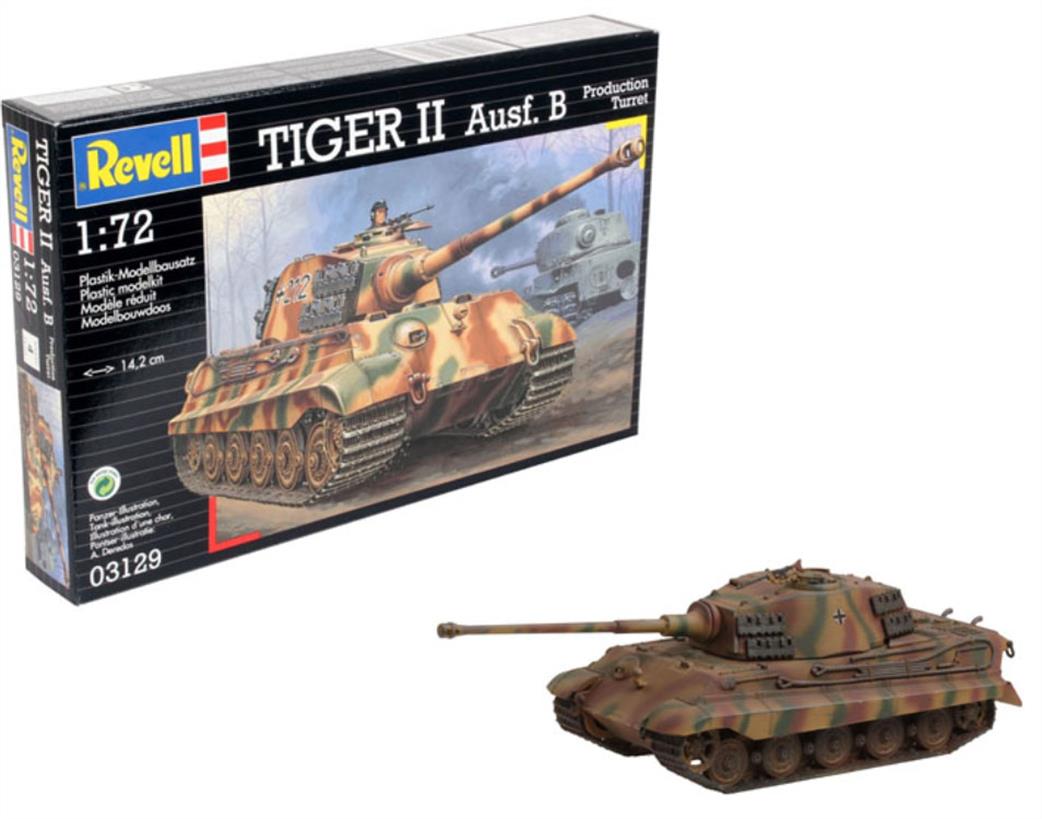 Revell 1/72 03129 Tiger 2 Ausf.B Production Turret Kit