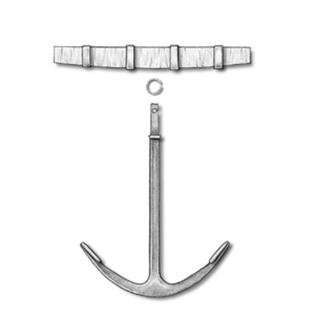 Amati  AM401030 Stock Anchor Length 30mm Metal & Wood