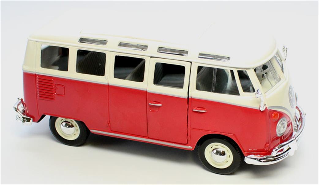 Maisto 1/25 M31956 Volkswagen Samba Van Light Green