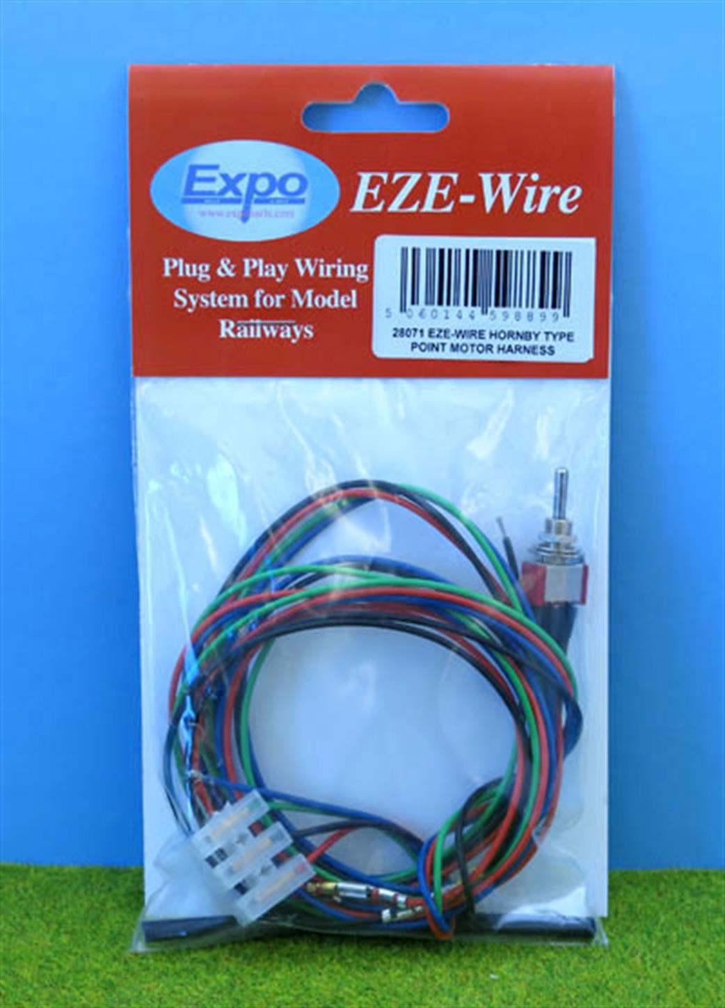 Expo  28071 EZE-Wire Point Switch with Hornby Point Motor Harness