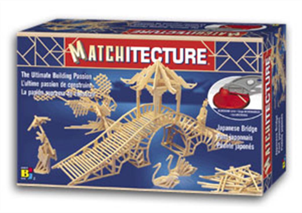 Matchitecture  6642 Mini Japanese Bridge Matchstick Kit