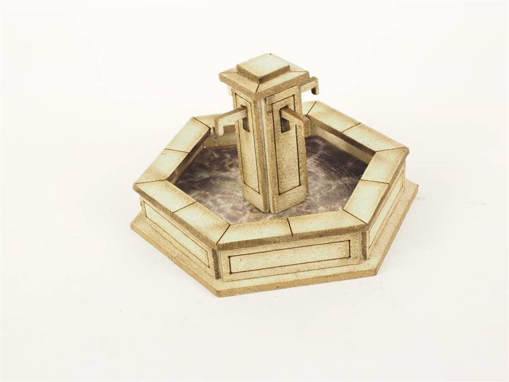 Metcalfe OO PO522 Stone Fountain Card Kit