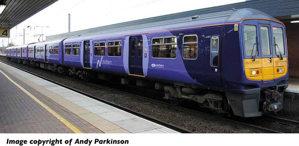 Graham Farish N 372-877 Northern Rail 319362 4 Car Class 319 Electric Multiple Unit Train Northern Rail Livery