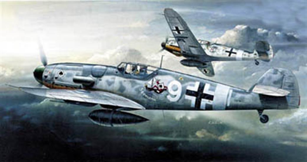 Academy 1/72 12467 Messeschmitt BF-109 G6 German WW2 Fighter