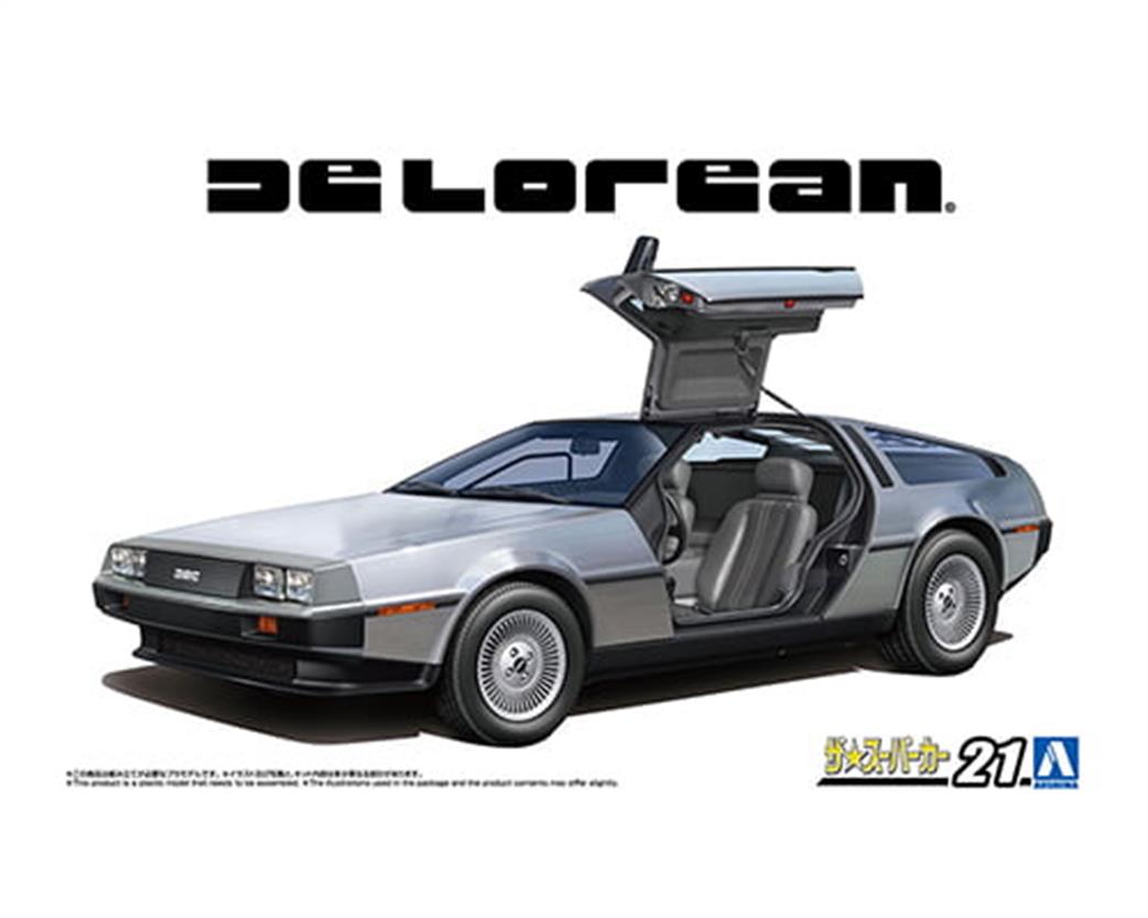 Aoshima 1/24 06435 1982 Delorean DMC-12 Sportscar kit no21
