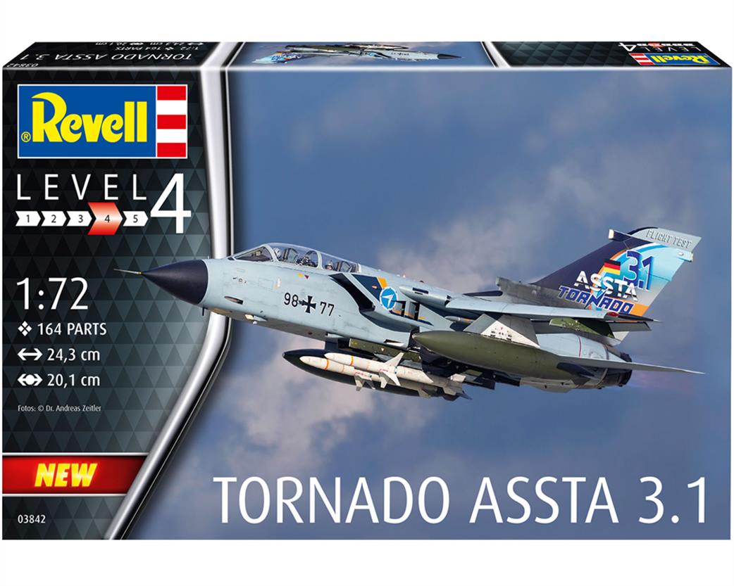 Revell 1/72 03842 Tornado ASSTA 3.1 Aircraft Kit