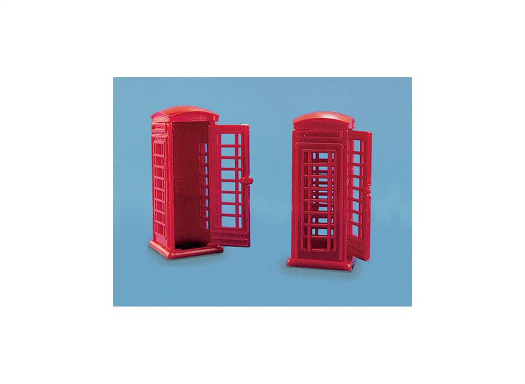 Peco Modelscene OO 5006 2x Telephone Kiosks