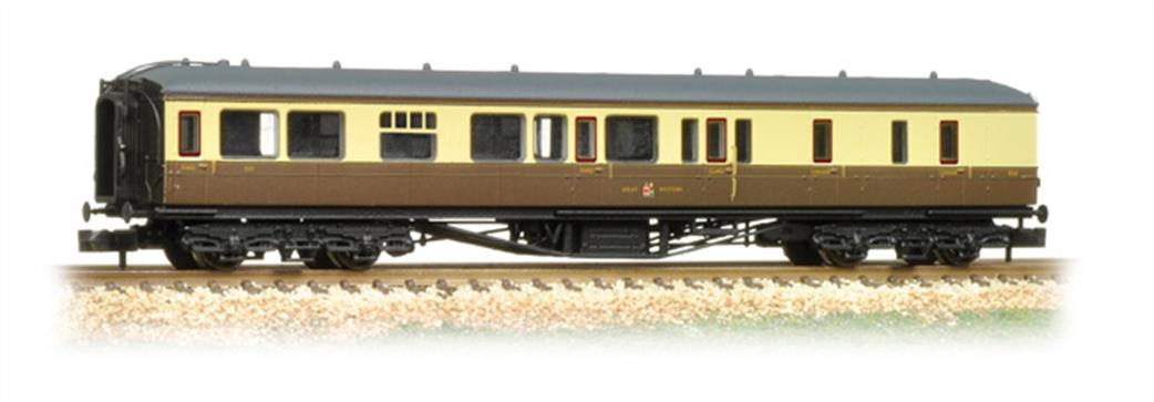 Graham Farish N 374-511A GWR Hawksworth Third Class Brake Coach GWR Chocolate & Cream