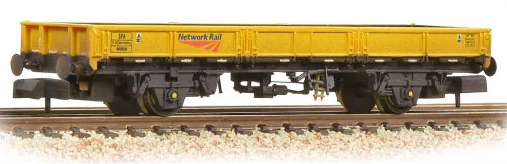 Graham Farish N 377-731A Network Rail SPA Steel Carrier Wagon Network Rail Yellow