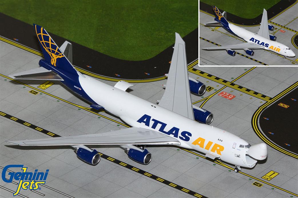 Gemini Jets 1/400 GJGTI2206 Atlas Air / Apexlogistics B747-8F N863GT Final 747 Interactive Series