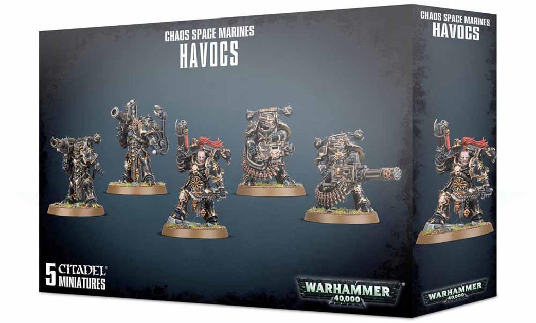 Games Workshop 28mm 43-61 Chaos Space Marine Havocs