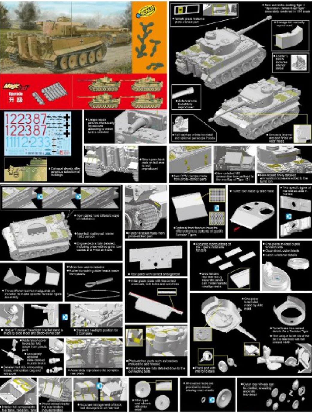 Dragon Models 1/35 6328 SdKFZ181 Tiger 1 Tank Operation Ochsenkopf