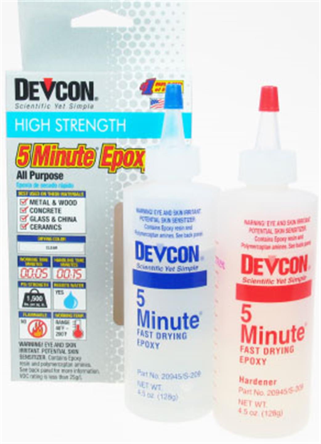 Devcon  S209 5 Minute Epoxy 9oz Bottles