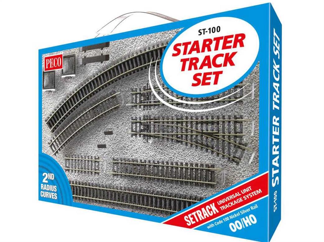 Peco OO ST-100 Setrack OO/HO Starter Track Set