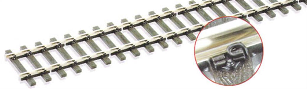 Peco O Gauge SL-700FB Streamline Flexitrack Code 143 Flat Bottom Nickel Silver 914mm