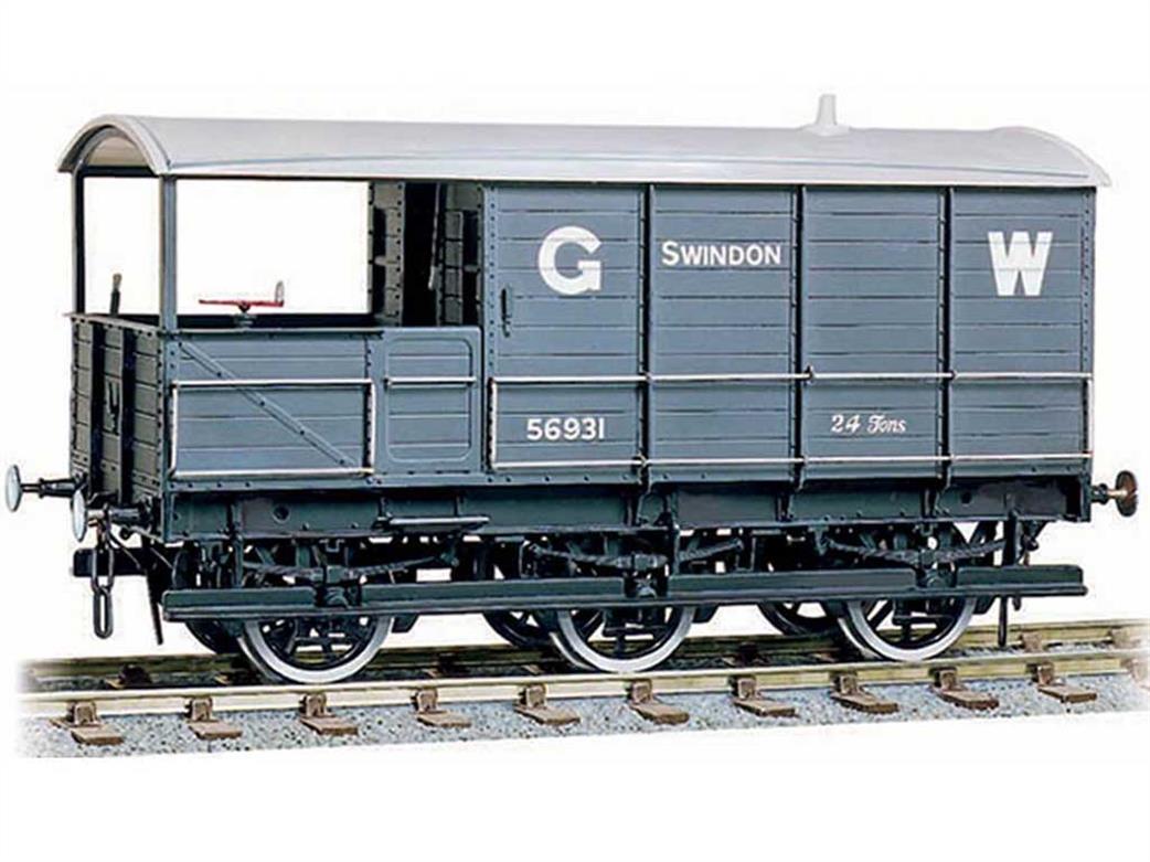 Parkside Kits O Gauge PS603 W-603 GWR 24t Six Wheel Brake Van Plastic Kit