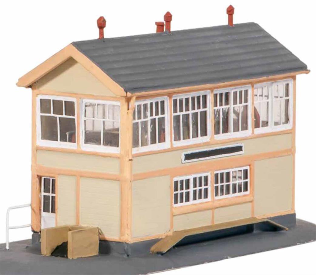 Ratio N 223 GWR Wooden Signal Box (inc. Interior)