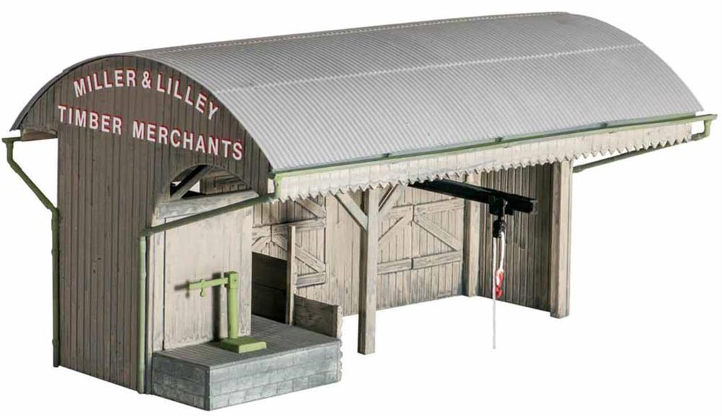 Ratio OO 525 Coal or Timber Merchants Shed kit