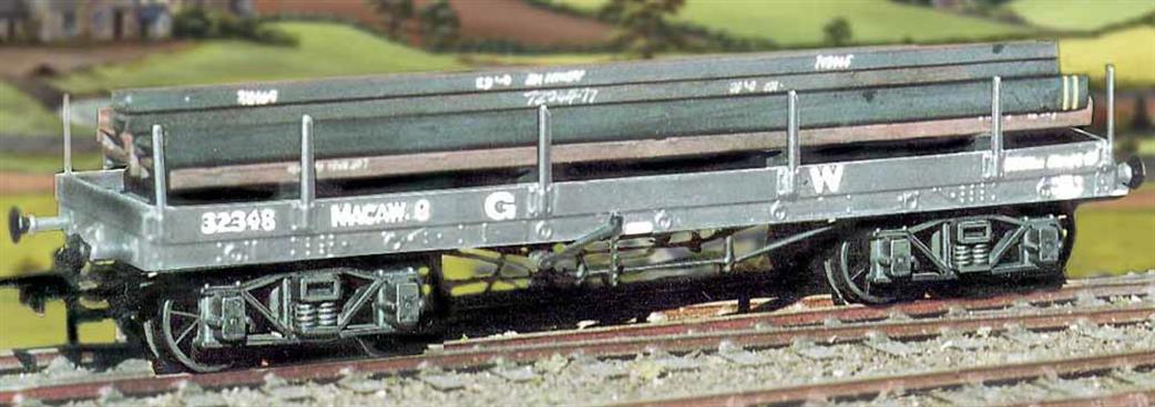 Parkside Kits OO PC562 GWR Bogie Bolster A Plastic Model Wagon Kit