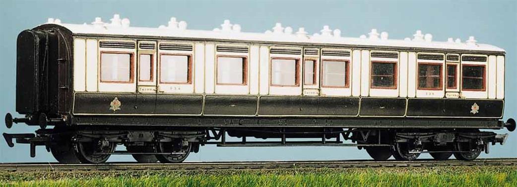 Parkside Kits OO PC730 LNWR/  LMS Arc Roof Corridor Third Class Coach Kit