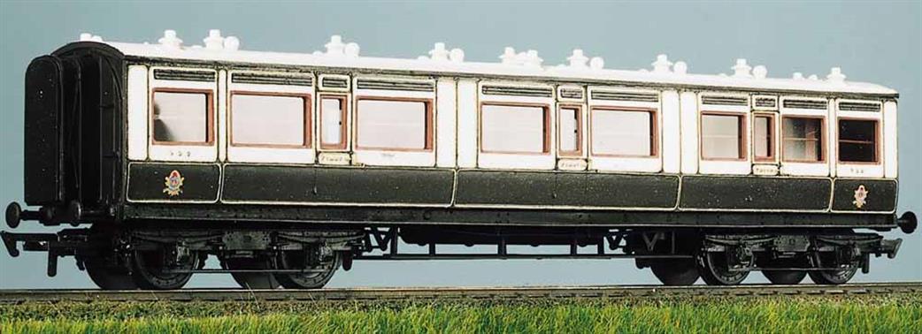 Parkside Kits OO PC732 LNWR / LMS Arc Roof Corridor Composite Coach Kit